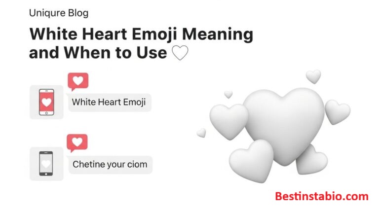 What Does the White Heart Emoji Mean 🤍: Full Guide in 2025