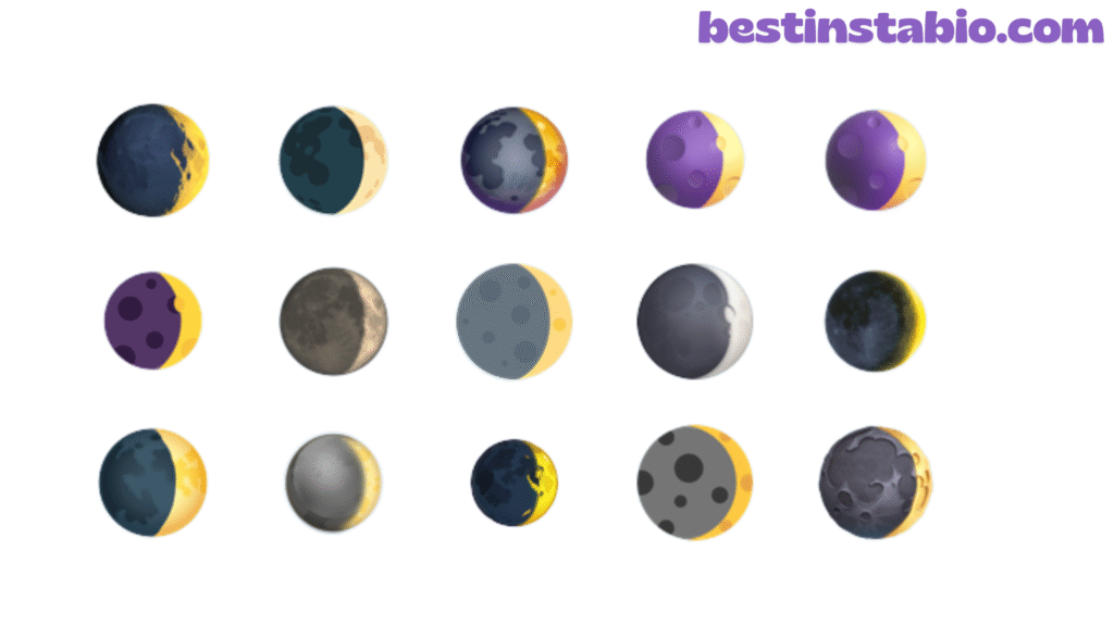 Phase of the Moon Today Emoji” Guide – Meaning, Uses & Real-Time Moon Phase Update