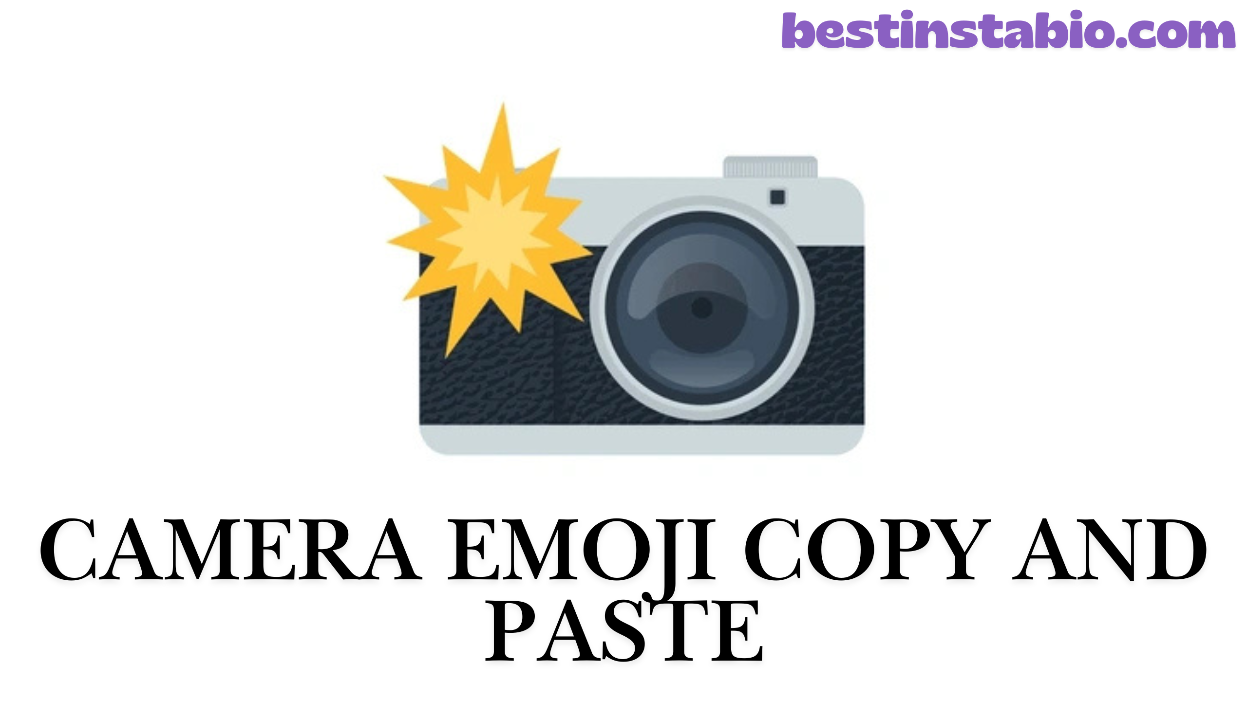 Camera Emoji Copy and Paste – Meaning, Uses, Symbol 📷 & Easy Copy Tool
